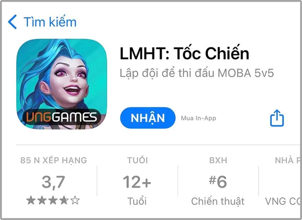 game online iOS - Liên Minh Huyền Thoại: Tốc Chiến (LMHT: Tốc Chiến)